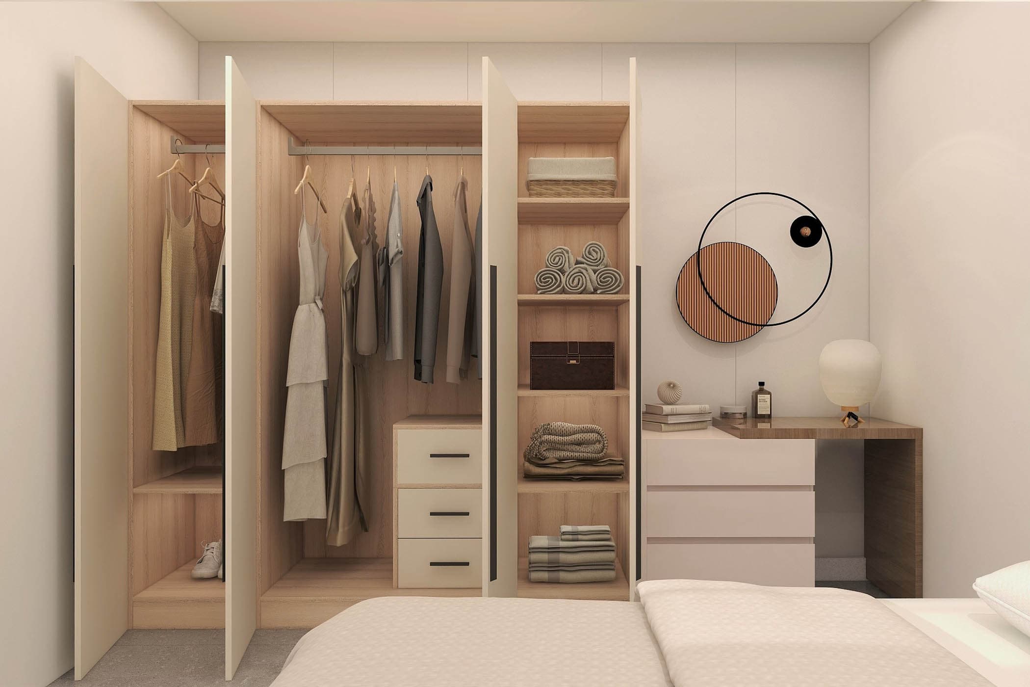 SP Homes Lifestyle Collection 4-door SUKKIRI Wardrobe