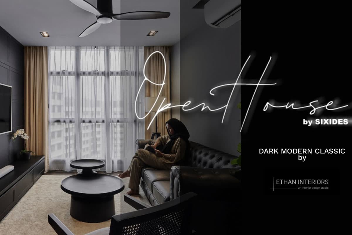 SharpTurn an odd shaped apartment into a Dark Modern Classical Masterpiece