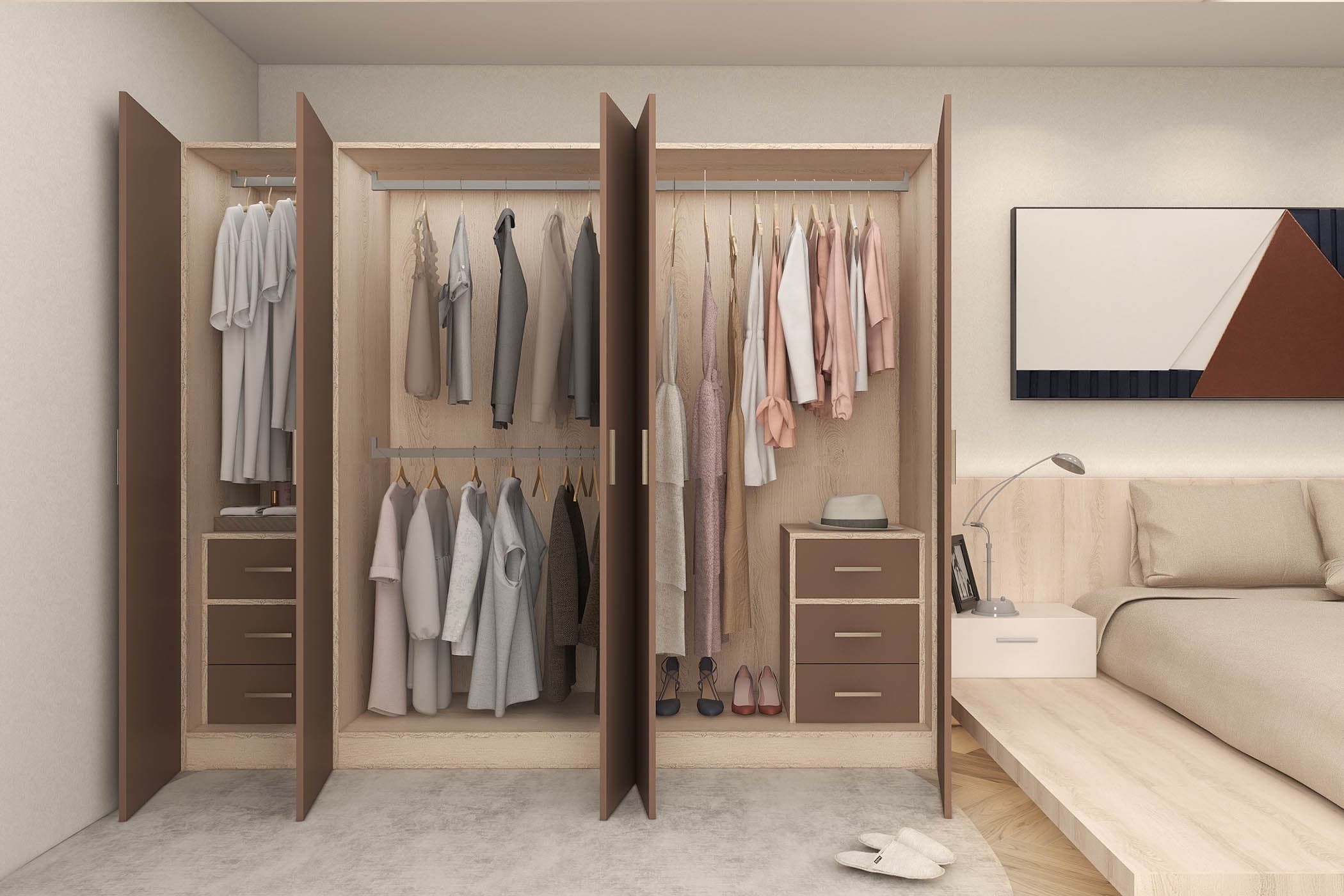 SP Homes Lifestyle Collection 5-door SUKKIRI Wardrobe