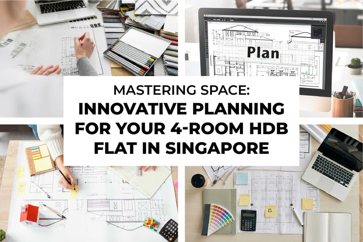 SharpMastering Space: Innovative Planning For Your 4-Room HDB Flat In Singapore