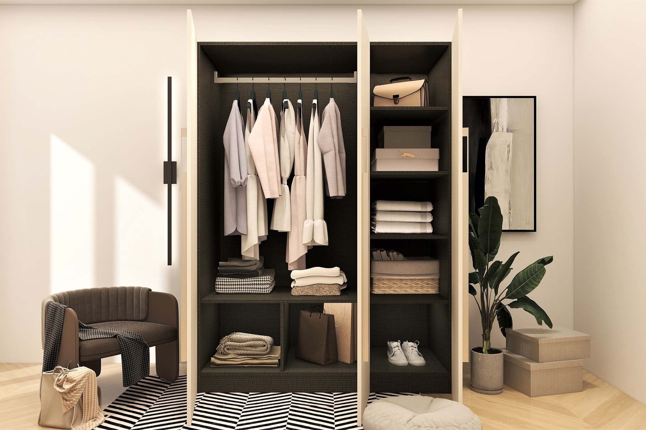 SP Homes Lifestyle Collection 3-door SUKKIRI Wardrobe
